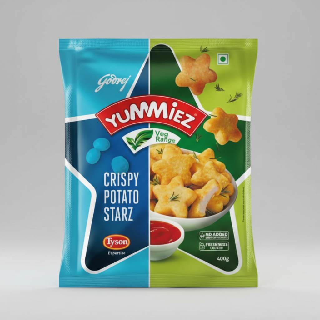 Yummiez Crispy Potato Starz (400g)