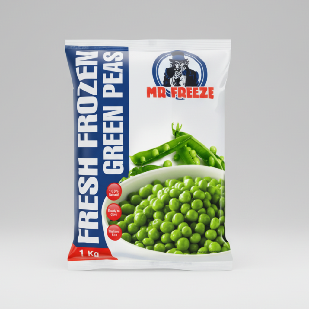 Mr Freezer Frozen Green Peas 1KG