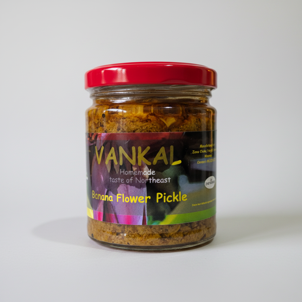 Banana Flower Pickle Jar Vankal (150g)