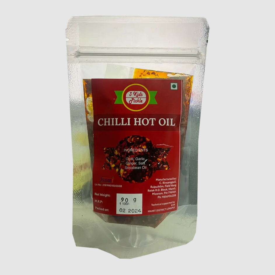 Chilli Hot Oil 3Kids (50g)
