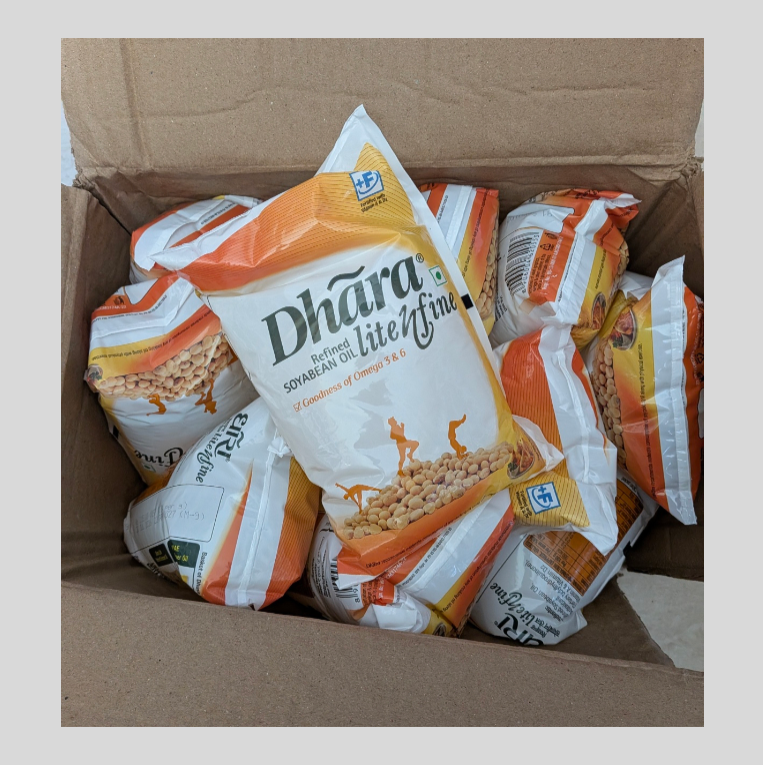 Dhara Soyabean Oil Lite n Fine Case (1Lx12)