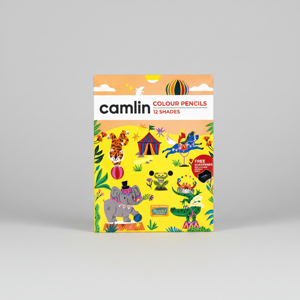 Camlin Colour Pencils 12 Shades