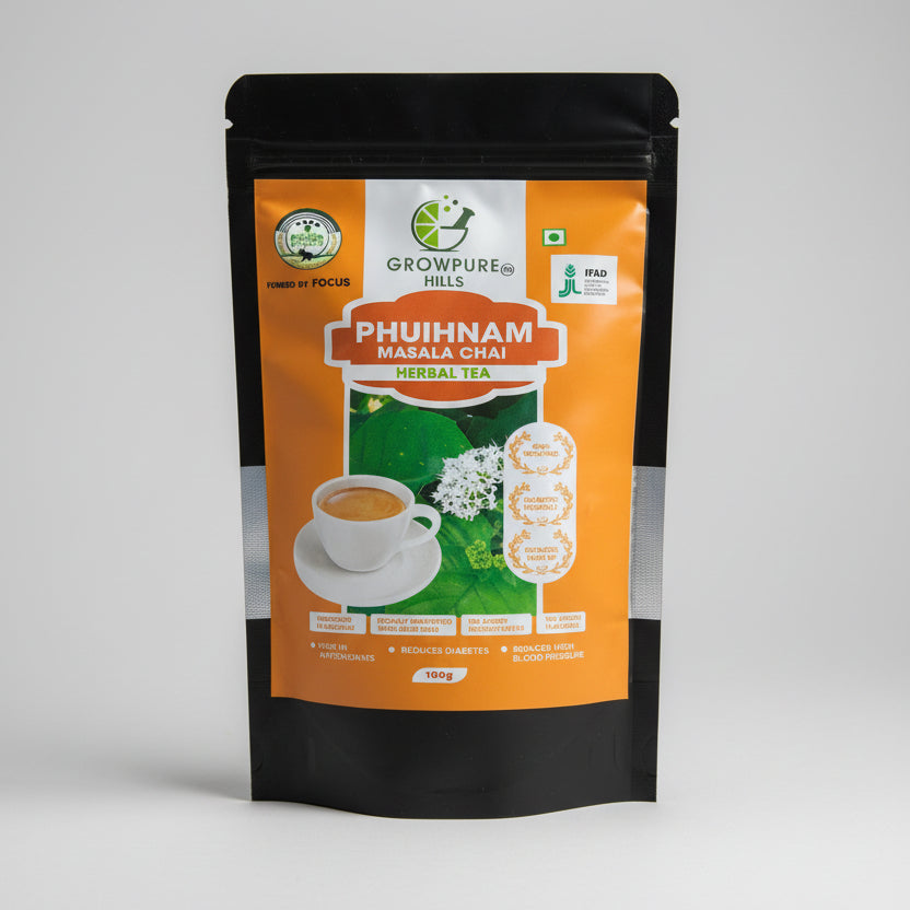 Growpure Phuihnam Masala Chai Herbal Tea 100g