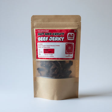 Hot and Crispy Beef Jerky AJ Foods (25g)
