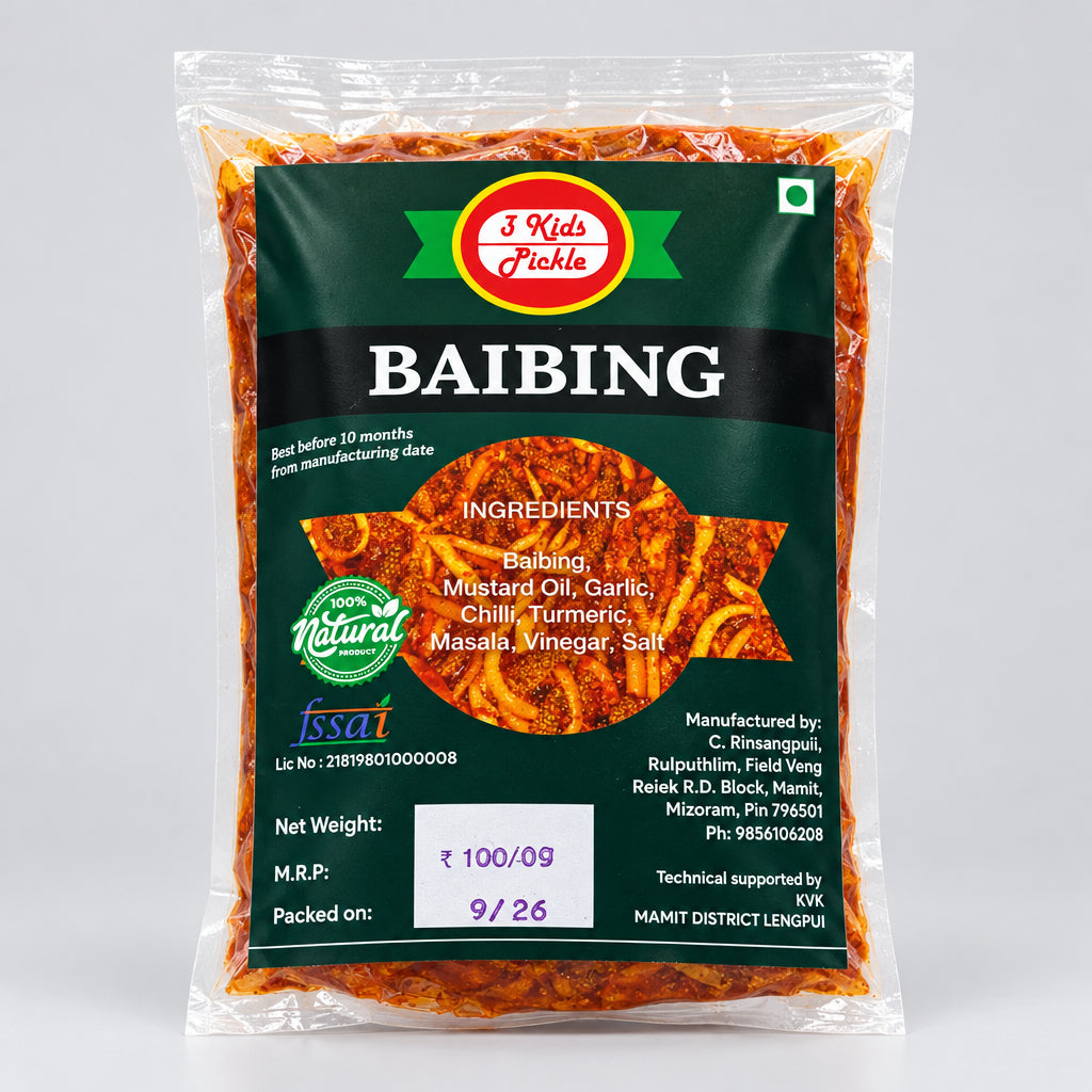 Baibing 3Kids Pickle 90g