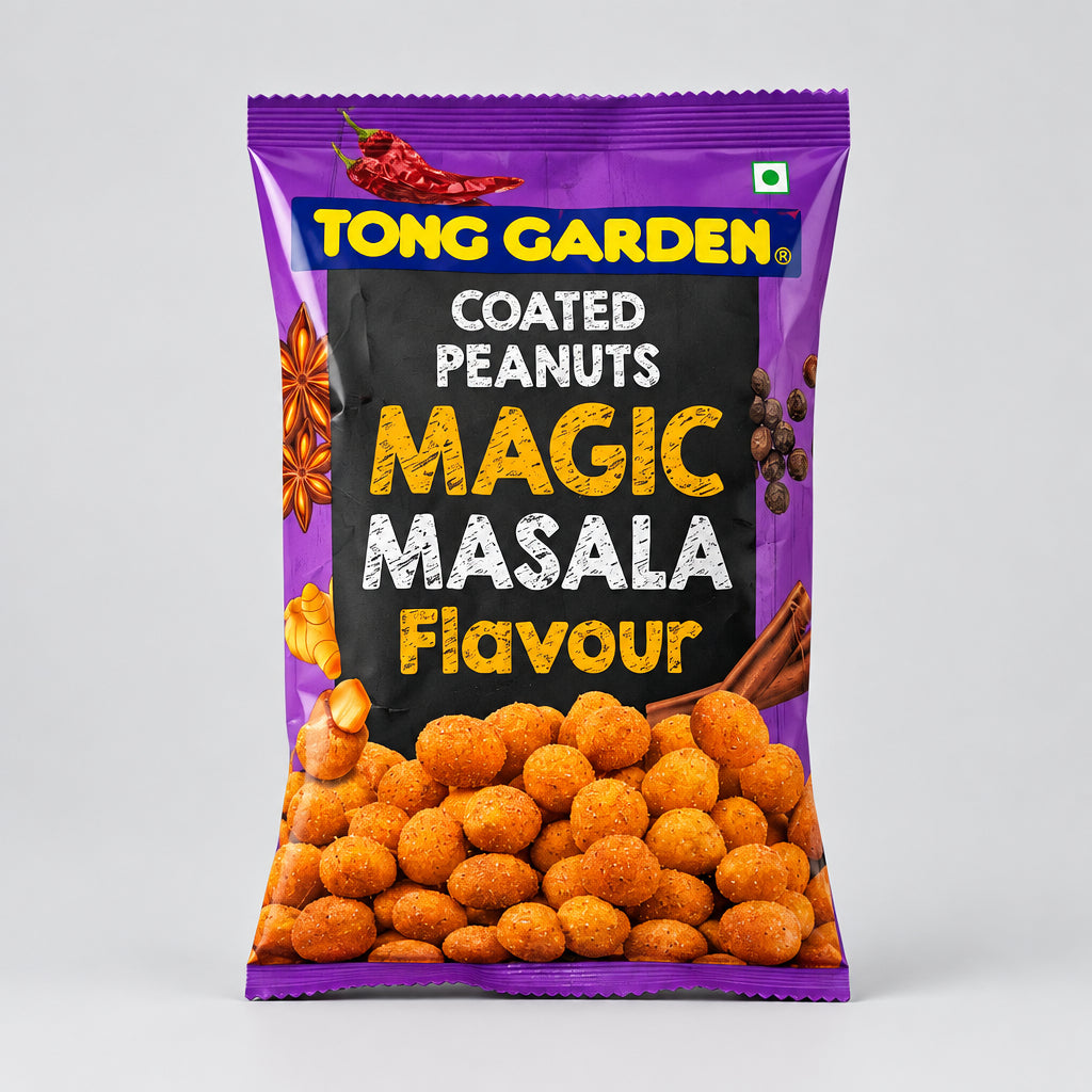 Tong Garden Coated Peanuts Magic Masala Flavour 22g