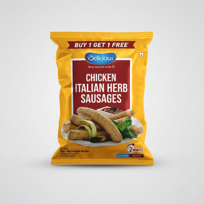Delicious Chicken Sausages - Italian Herb, 300g