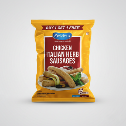 Delicious Chicken Sausages - Italian Herb, 300g