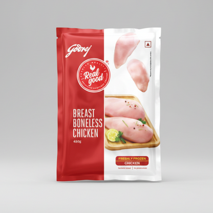 Godrej Breast Boneless Chicken 450g