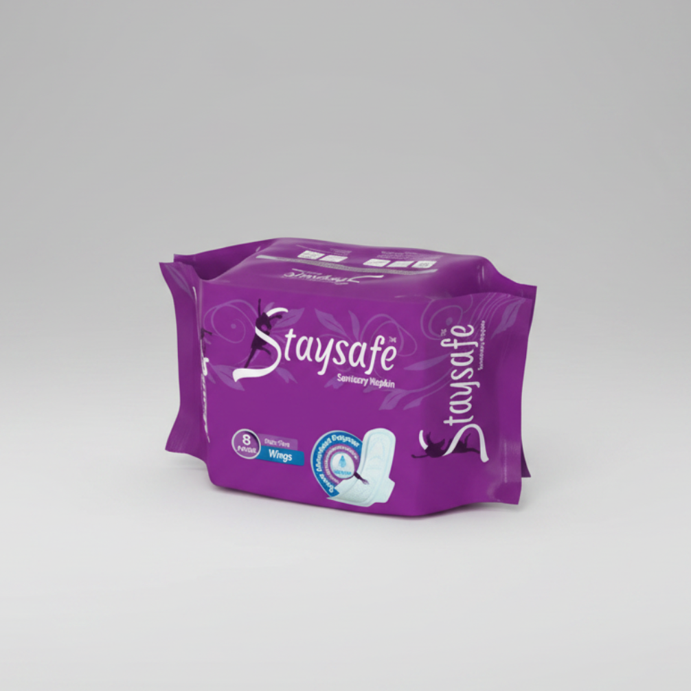 Staysafe Sanitary Napkin XL Wings 8pads