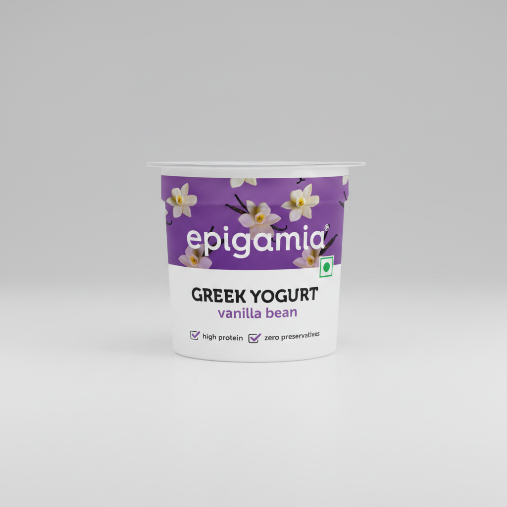 Epigamia Greek Yogurt Vanilla Bean 85g