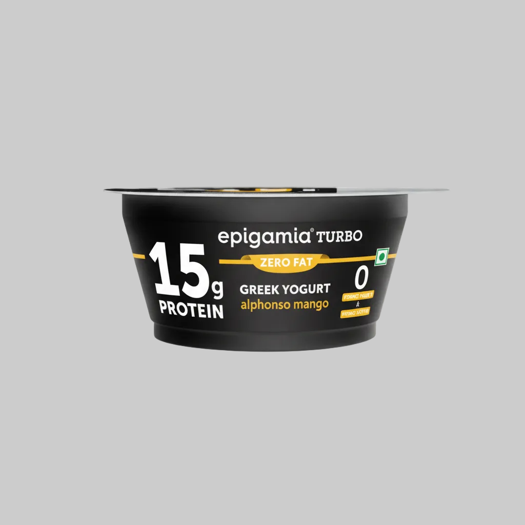 Epigamia turbo Greek Yogurt Alphonso Mango 15g Protein