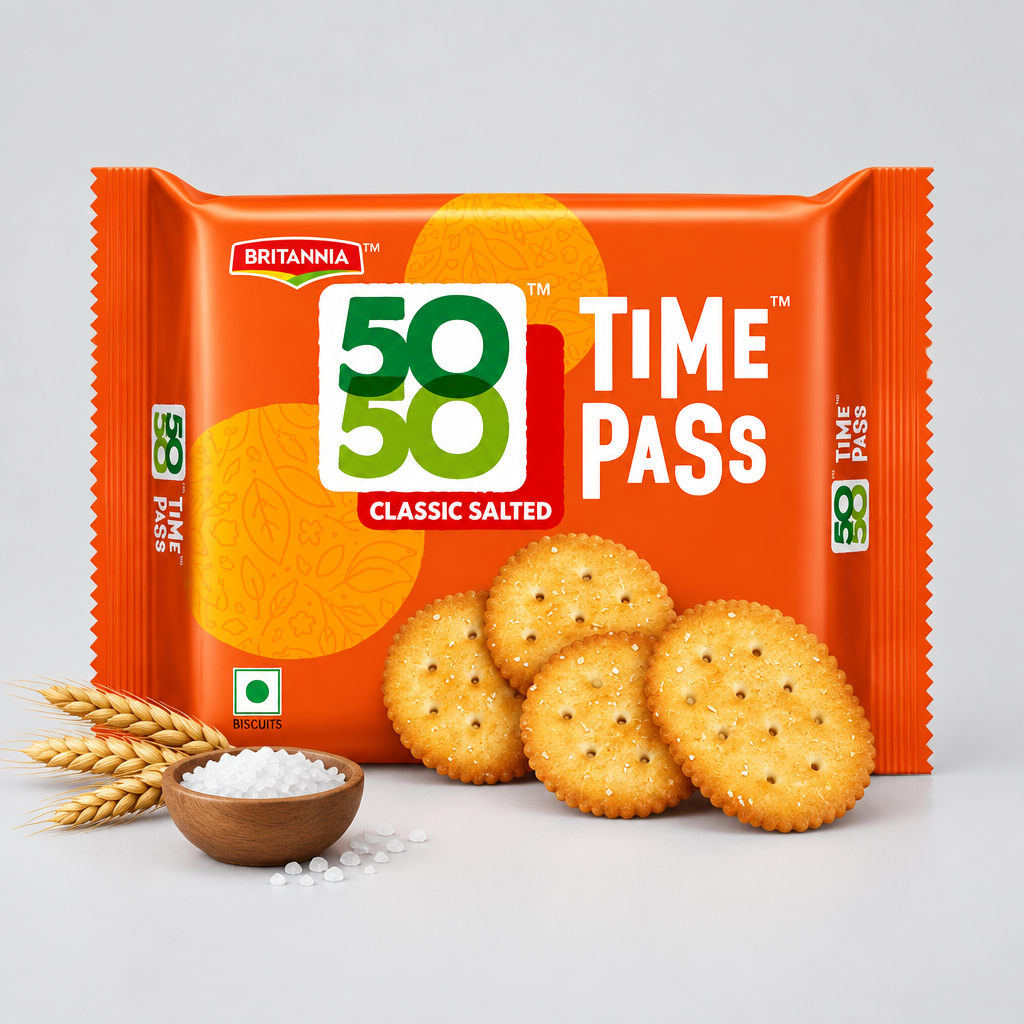 50 50 Time Pass Classic Salted 142g