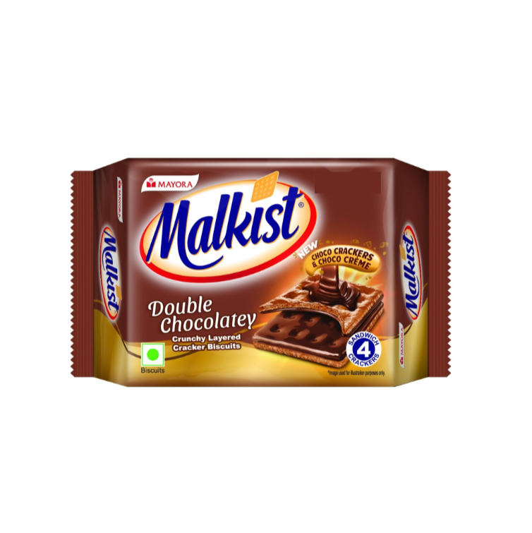 Malkist Double Chocolatey Cracker Biscuits 72g