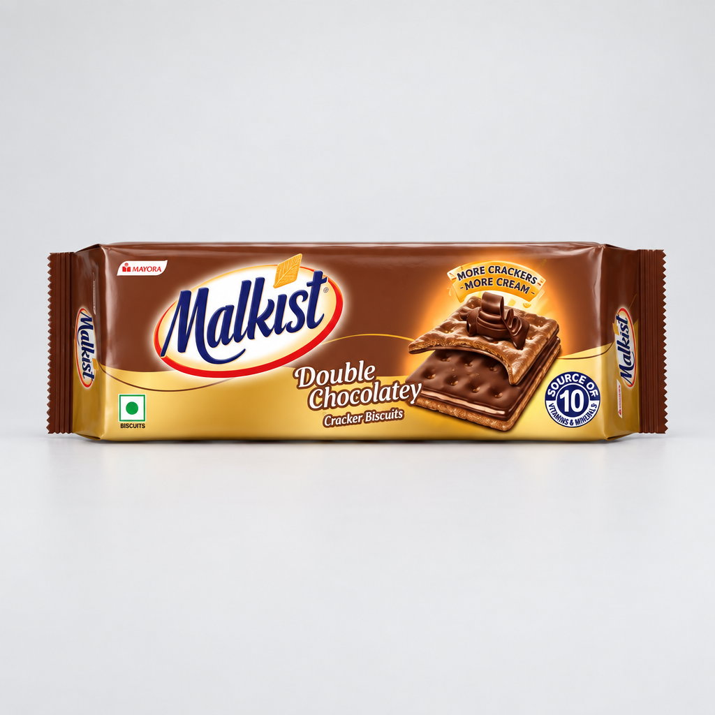 Malkist Double Chocolatey Cracker Biscuits 144g