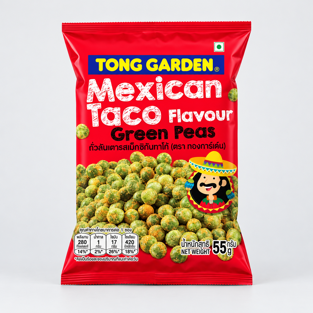 Tong Garden Mexican Taco Green Peas 22g