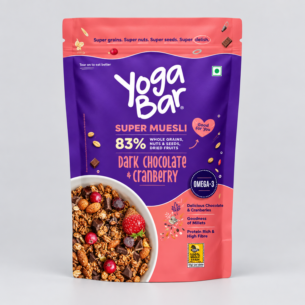 Yoga Bar Super Muesli Dark Chocolate + Cranberry 400g