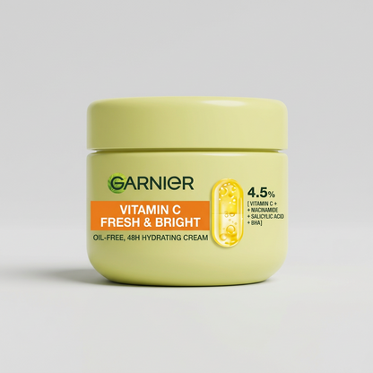 Garnier Vitamin C Fresh & Bright, Oil Free 48H Hydrading Cream 20ml