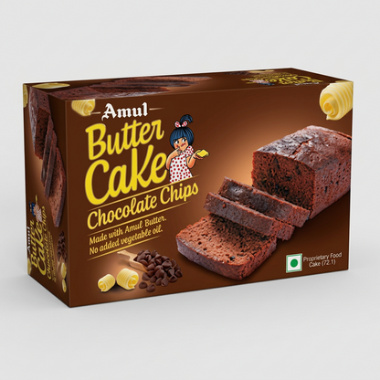 Amul Butter Cake Chocolate Chips 150g