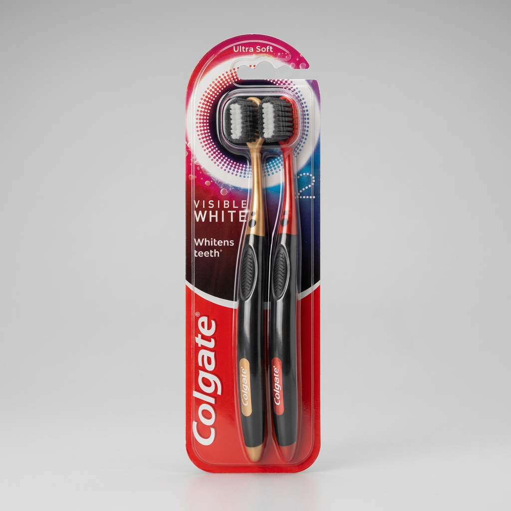 Colgate Visible White Toothbrush Ultra Soft 2N