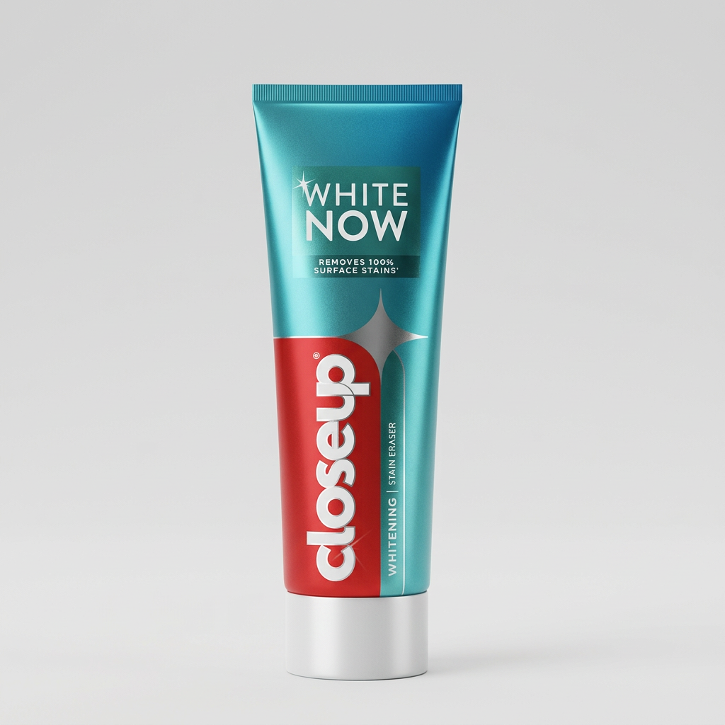 Close Up White Now Whitening Stain Eraser Toothpaste 100g