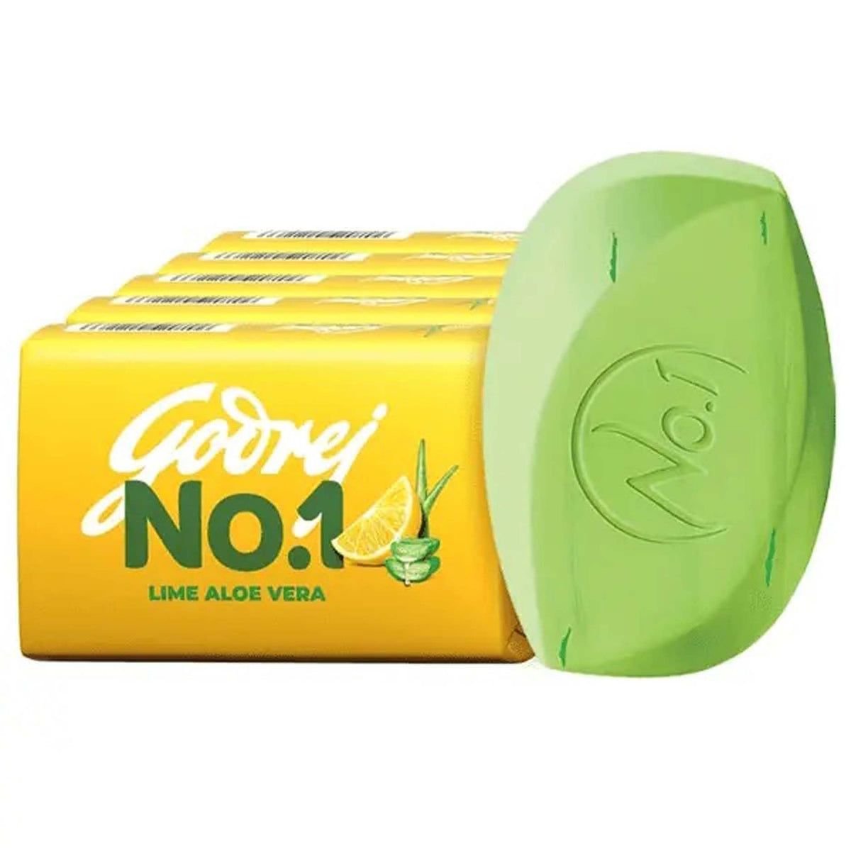 Godrej No.1 Lime Aloe Vera Soap 4+1