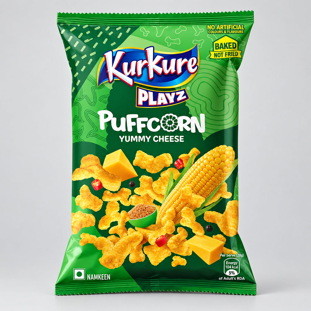 Kurkure Puffcorn Yummy Cheese 56.5g