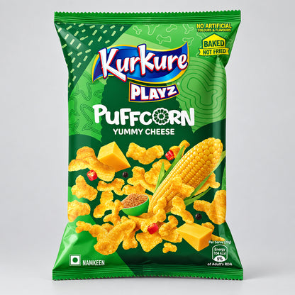 Kurkure Puffcorn Yummy Cheese 56.5g