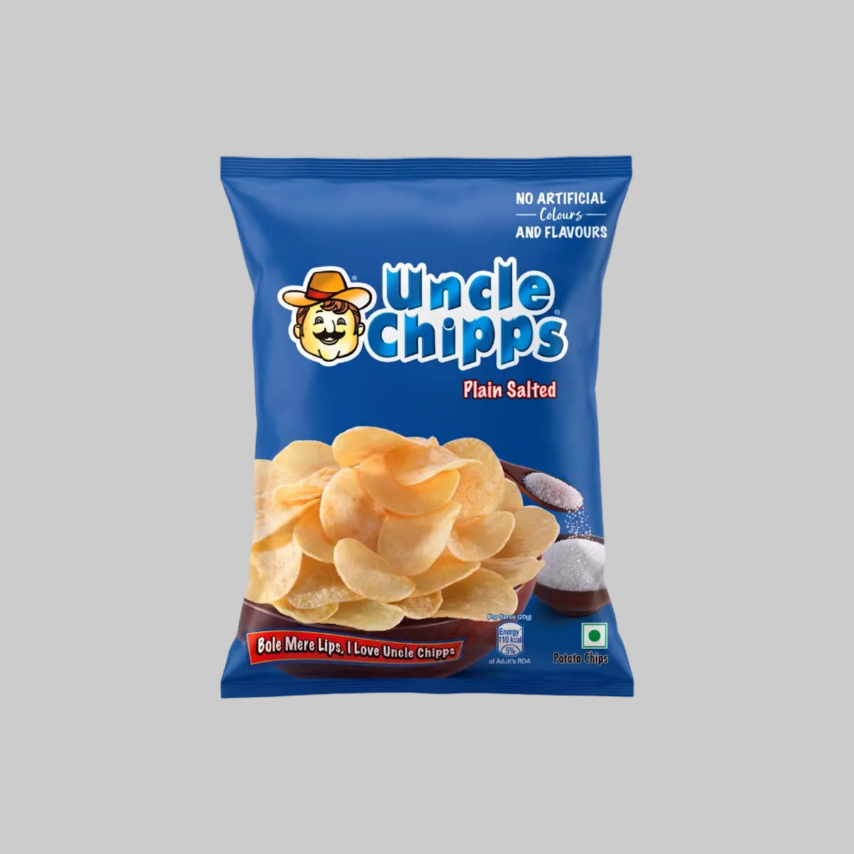 Uncle Chips Plain Salted 44.9g