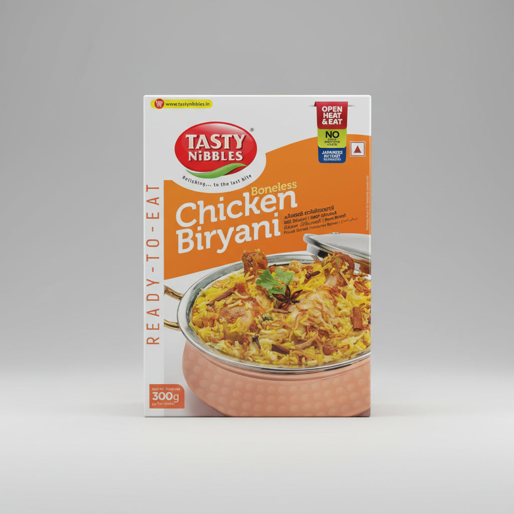 Tasty Nibbles Boneless Chicken Biryani (200g)