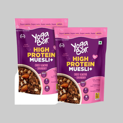 Yoga Bar High Protein Muesli Choco Almond & Cranberry 350g Buy1 Get1 Free