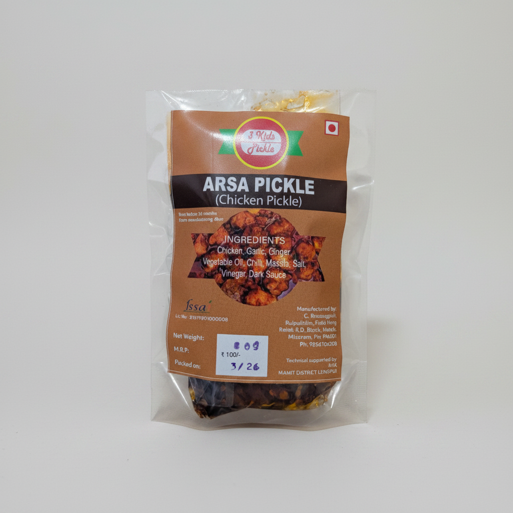 Arsa Pickle Chicken Pickle 3Kids Pickle (80g)