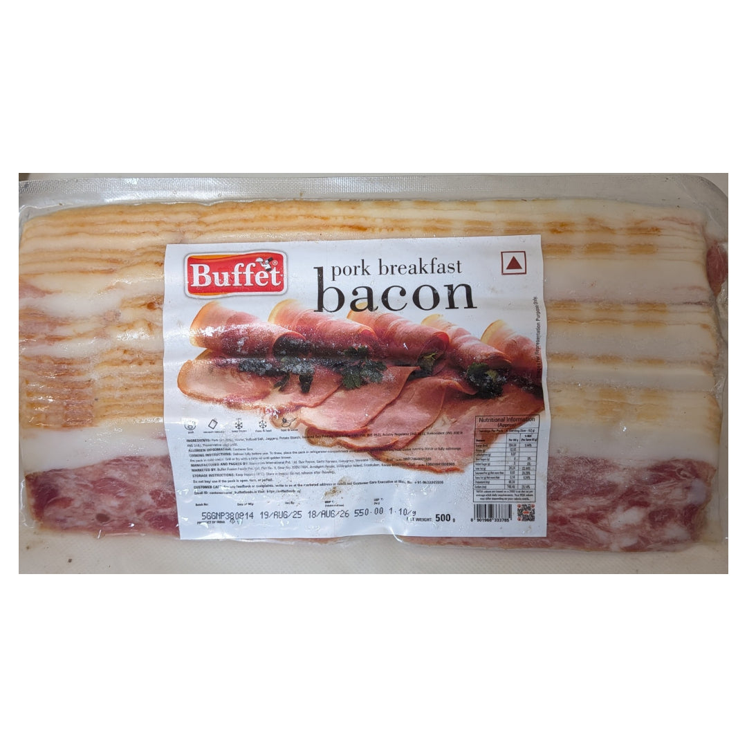 Buffet Pork Breakfast Bacon (500g)