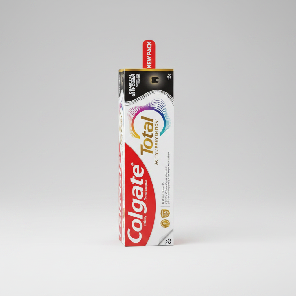 Colgate Total Active Prevention Charcoal Deep Clean Toothpaste (150g)