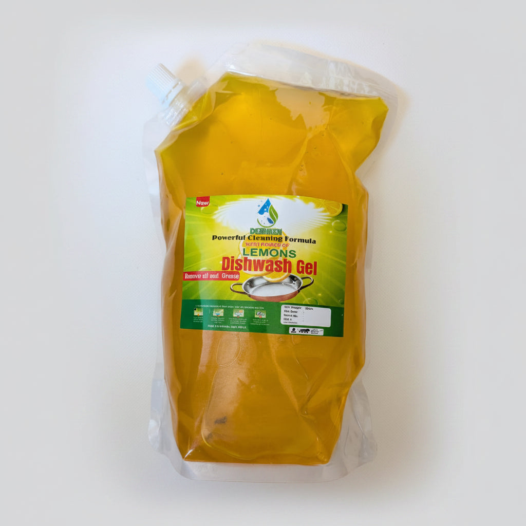 Derhken Dishwash Gel Lemon (500ml)