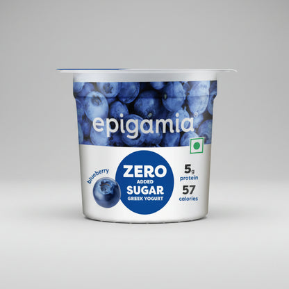 Epigamia Zero Added Sugar Blueberry (85g)