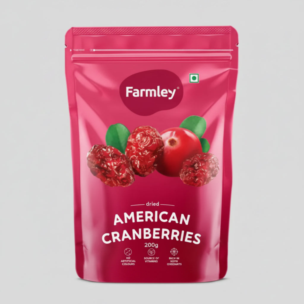 Farmley Dried American Cranberries (200g)