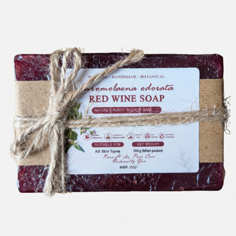 Folk Herbs Red Wine Soap (1N)