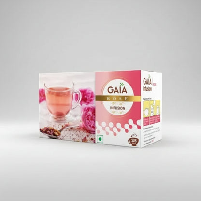 Gaia Rose Green Tea 25 Infusion Bags (25Bags)
