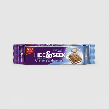 Hide & Seek Choco Chip Creme Sandwiches Vanilla Flavoured (125g)