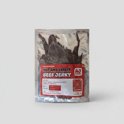 Hot and Crispy Beef Jerky AJ Foods (25g)