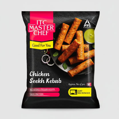 Master Chef Chicken Seekh Kebab High Protein (500g)