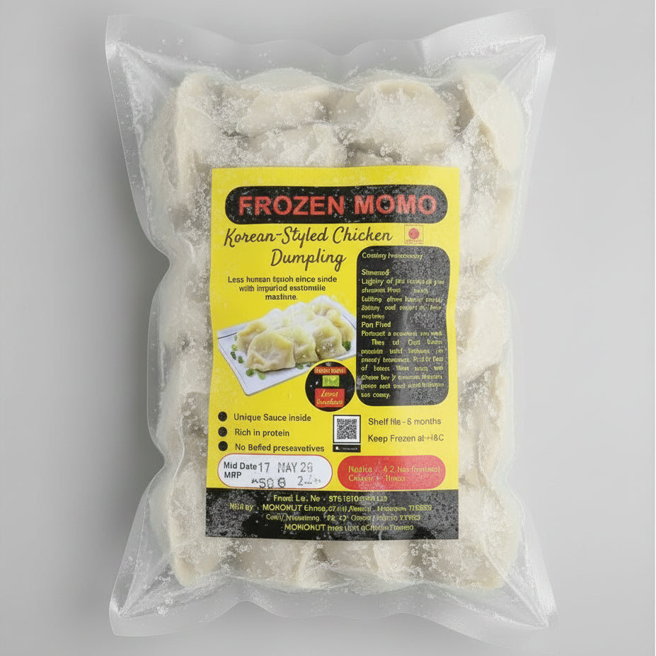 Korean Style Chicken Dumpling Momo (50pcs)