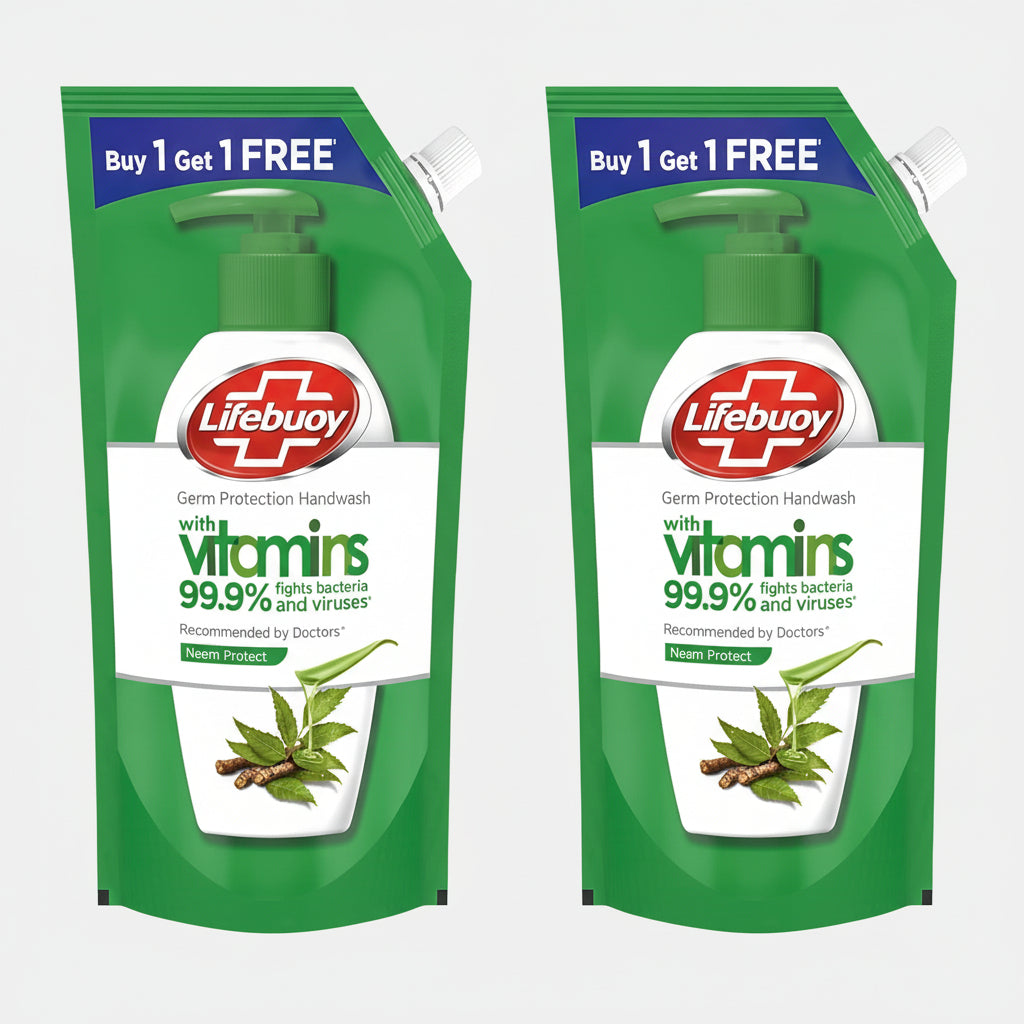 Lifebuoy Neem Protect Handwash Refill 750ml Buy 1 Get 1 Free