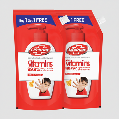 Lifebuoy Germ Protection Handwash Refill 750ml Buy 1 Get 1 Free