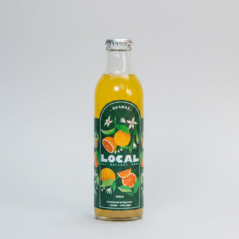 Local Orange All Natural Soda (250ml)