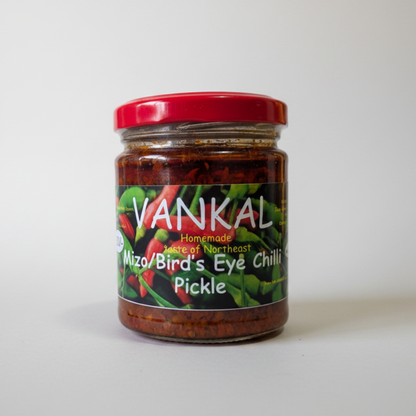 Mizo Bird's Eye Chilli Pickle Jar Vankal (200g)