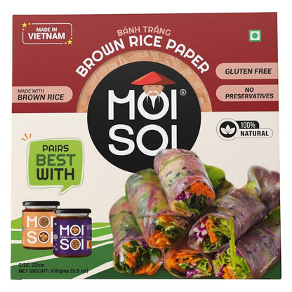 Moi Soi Brown Rice Paper BANH TRANG (100g)