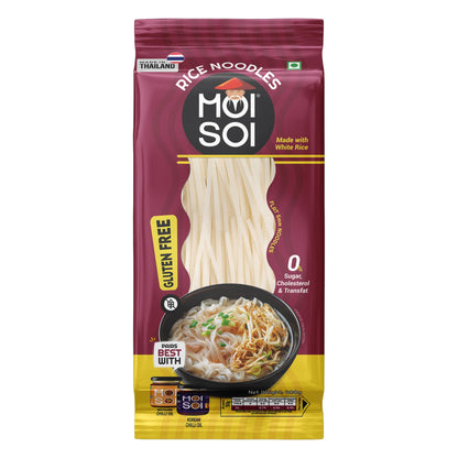 Moi Soi Rice Noodles Made with White Rice (400g)