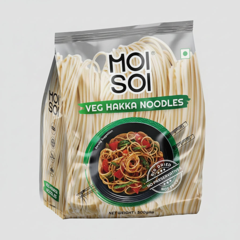 Moi Soi Veg Hakka Noodles (500g)